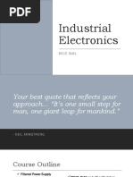 Industrial Electronics 1st Exam