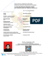 (The Indonesian Health Profession Board) : Registration Certification of Medical Physicist