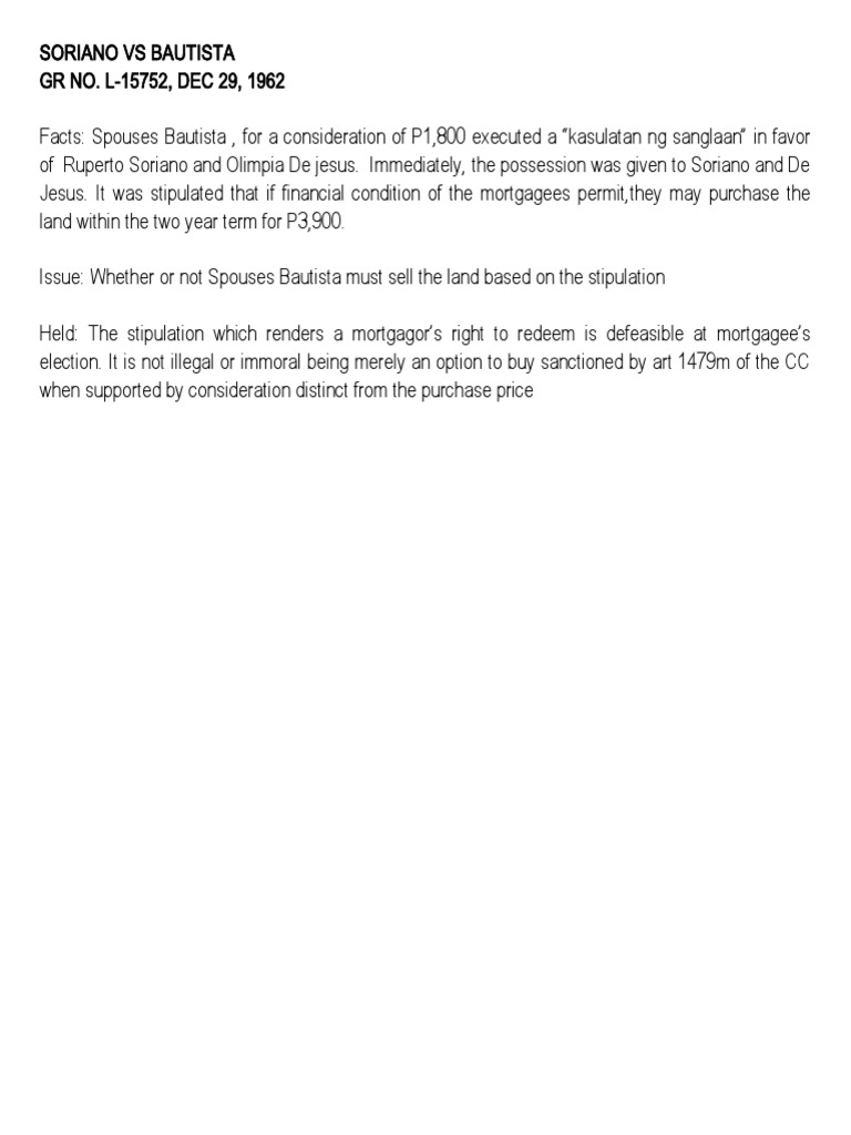 Analysis of key court cases regarding the right of redemption of co