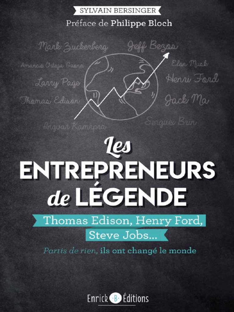 Les Entrepreneurs de Légende (Sylvain Bersinger) (Z-Lib - Org) - 111402 PDF, PDF, Thomas Edison