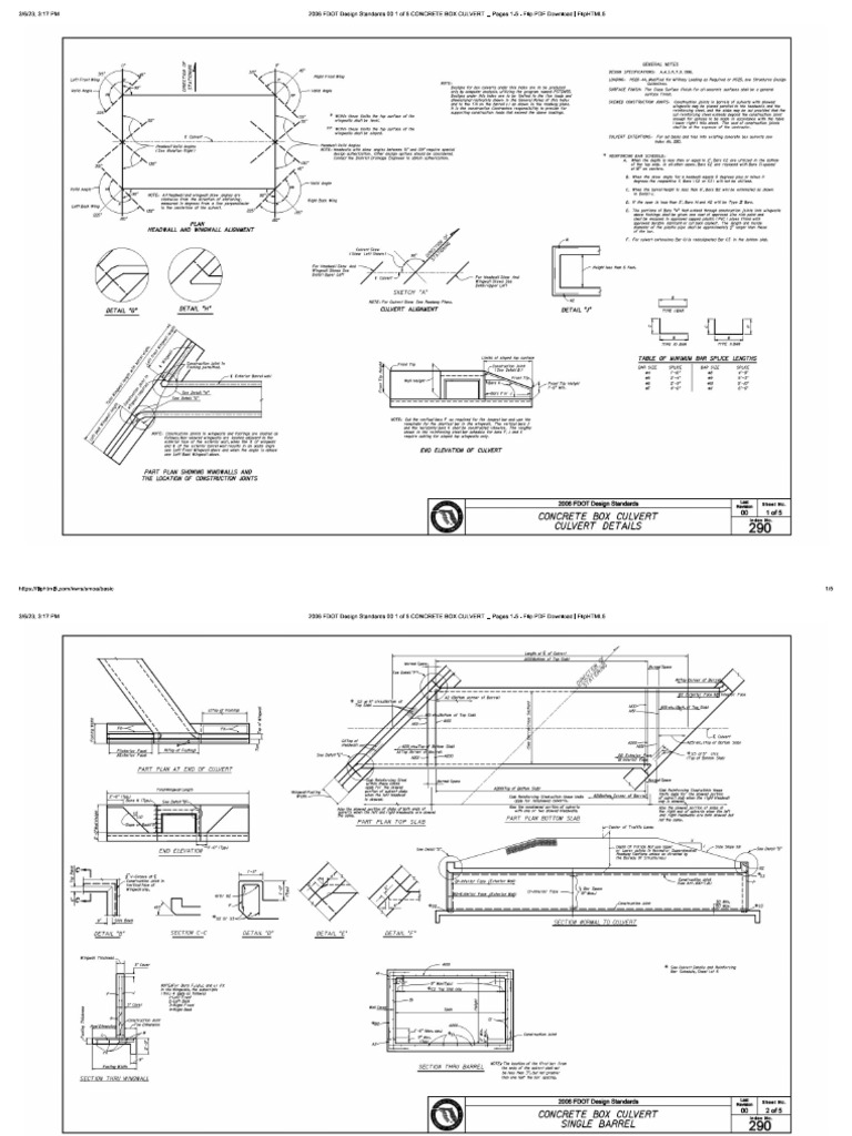 2006 fdot design standards 00 1 of 5 co es 1 5 flip pdf download