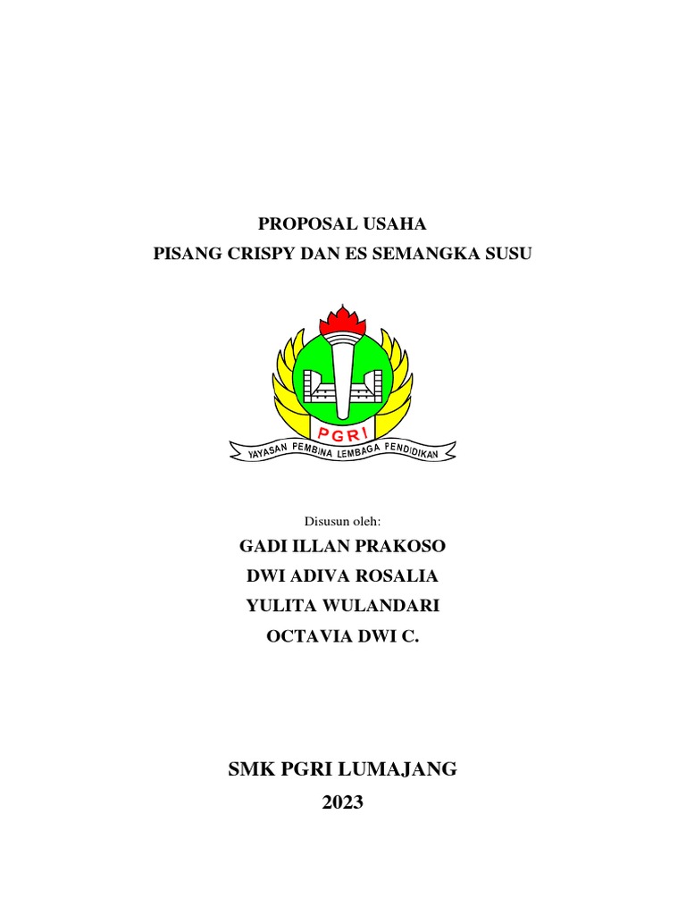 Contoh Proposal Usaha Pisang Crispy Pdf