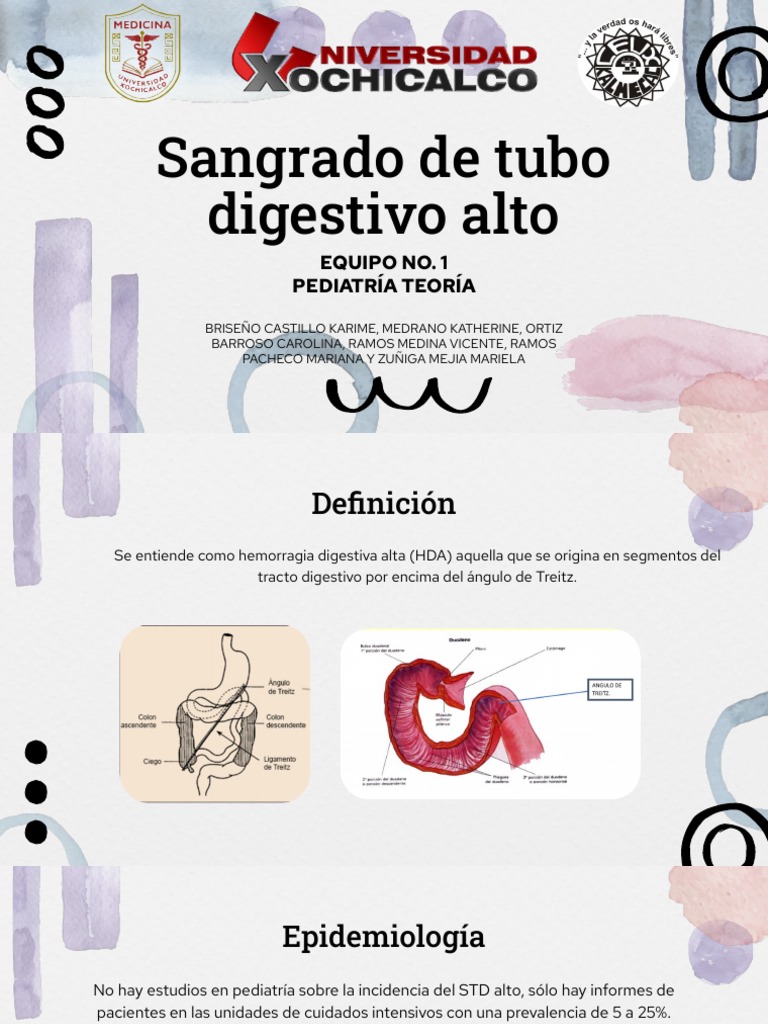 Sangrado de Tubo Digestivo Alto PDF | PDF | Medicina CLINICA