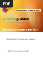 Cambiar El Formato de Audio