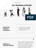 Análisis de la formación humana y ciudadana