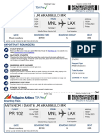 LAX MNL: Antenor / Dante JR Arambulo MR