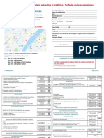 L PRA 1E026 Biologie Preventive Predictive Tarifs Analyses Specialisees