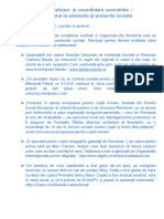 Fisa Lucru - Sistematizare Și Consolidare Cunostinte - Competente - Dreptul La Asistenta Și Protectie Sociala