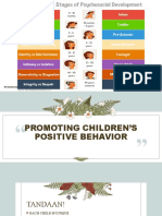 Promoting Children's Positive Behavior