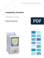 WEG cfw501 Programming Manual 10002391560 1.8x Manual English