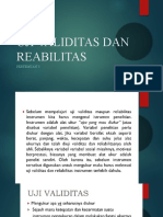 Materi 3 Uji Validitas Dan Reabilitas