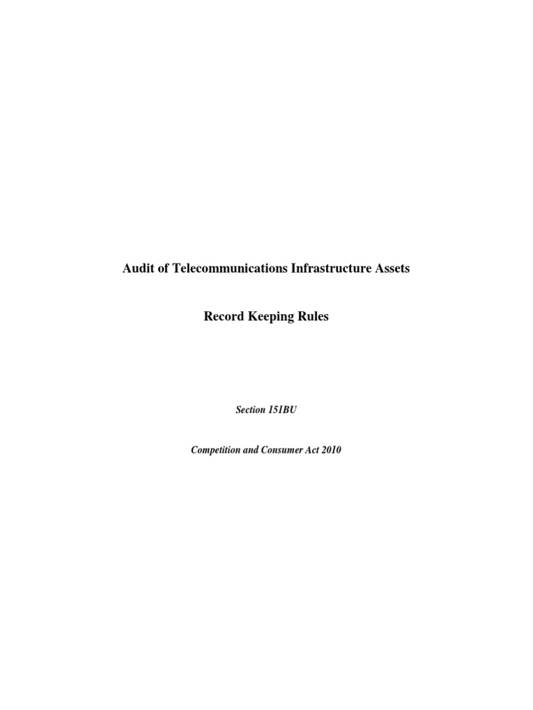 Fibre Core Keeper Audit Rules | PDF | Fiber To The X | Computer Network