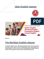 The Meridian English Classes