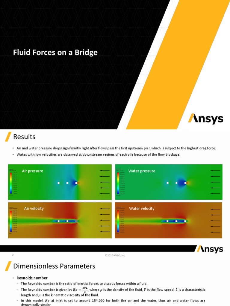 Fluid Forces On A Bridge Results and Discussion v1 PDF PDF Drag