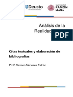 Citas Textuales y Elaboración Bibliografia Tema 1 PDF