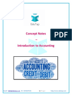 Concept Notes - Introduction to Accounting 