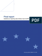 Esma70-151-2703 Final Report - Guidelines On Reporting Under SFTR