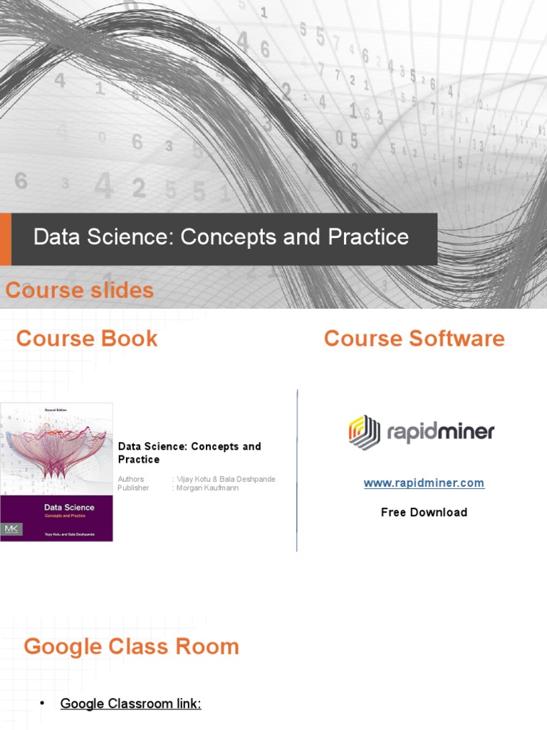 Data Science: Key Concepts and Algorithms | PDF | Cluster Analysis ...