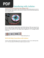 RGB LED Interfacing With Arduino