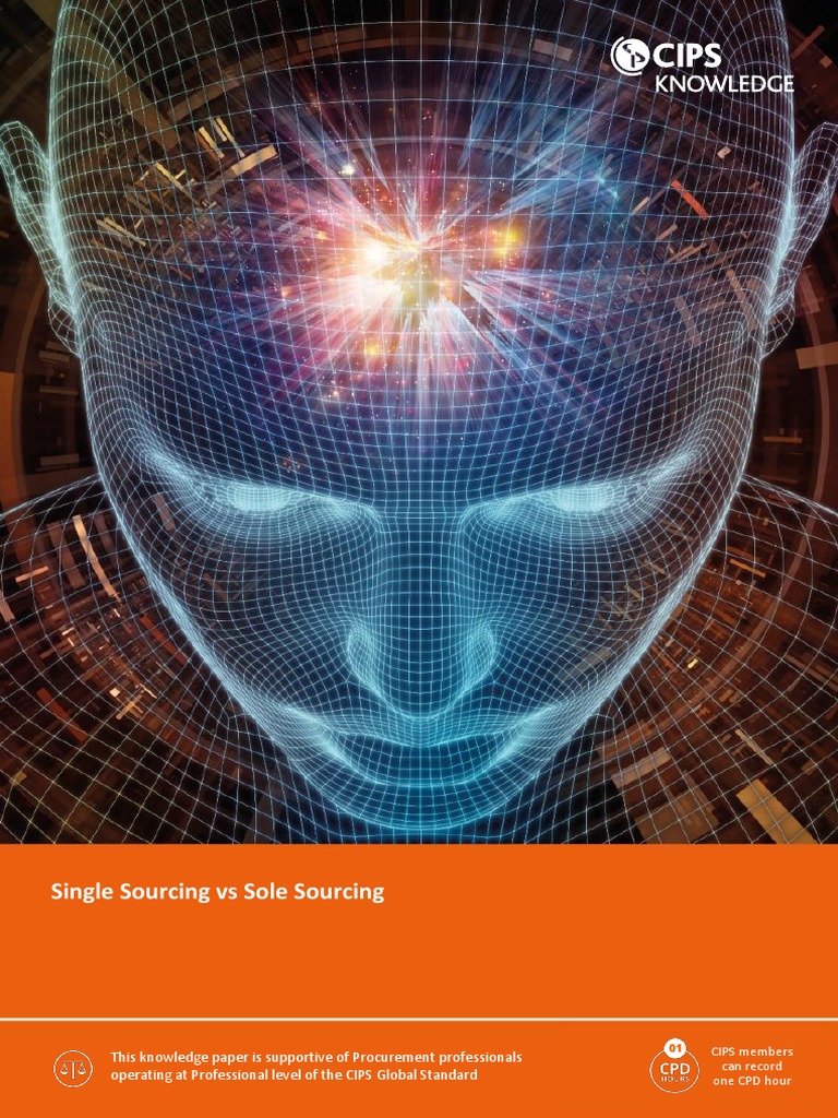 Single Sourcing Vs Sole Sourcing 5m PROF NEW PDF Procurement