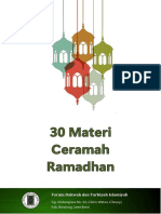 30 Materi Ceramah Ramadhan by FDTI PDF