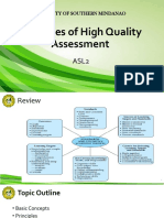 Module 3 Principles of High Quality Assessment