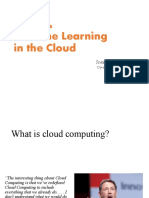 Cloud Computing For ML Sys Class
