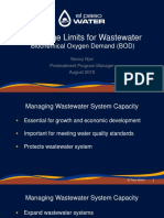 Managing Wastewater System Capacity and BOD Limits