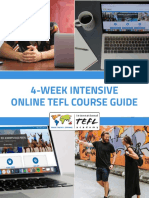 Comparação de cursos TEFL online e presenciais