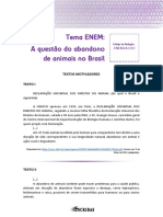 A Questão Do Abandono de Animais No Brasil PDF