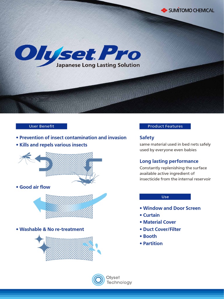 A Durable and Washable Insect Repellent Material for Protecting Buildings and Enclosures from