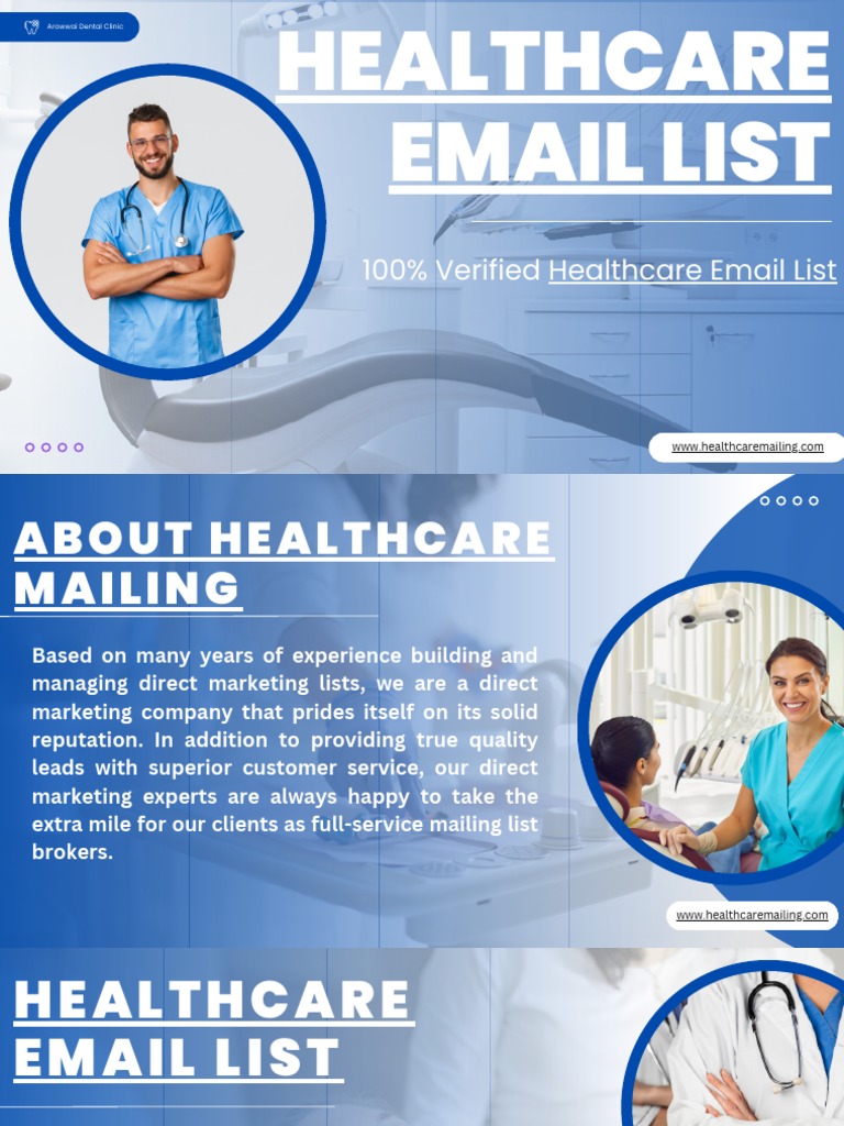 Verified Healthcare Email Lists | PDF