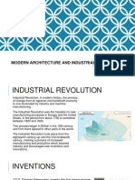 Modern Architecture and Industrial Revolution