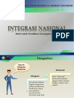 Pertemuan 3 - Integrasi Nasional