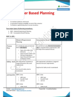 Reorder Based Planning