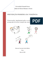 Prevenção Primária Da Violência - Programa PDF