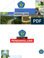 Kuliah Hidrologi Minggu 1