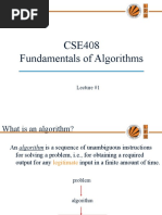 Fundamental of Algorithms