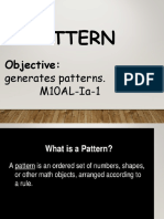 G10 Math Q1 - Week 1 - 2 - Generates Pattern