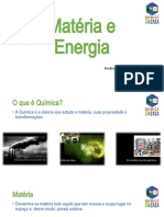 1º Ano - Matéria e Energia