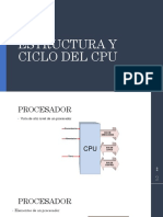 Estructura y Ciclo Del CPU PDF