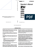 ZW180, 220,250, 310 - Operator's and Maintenance Manual PDF