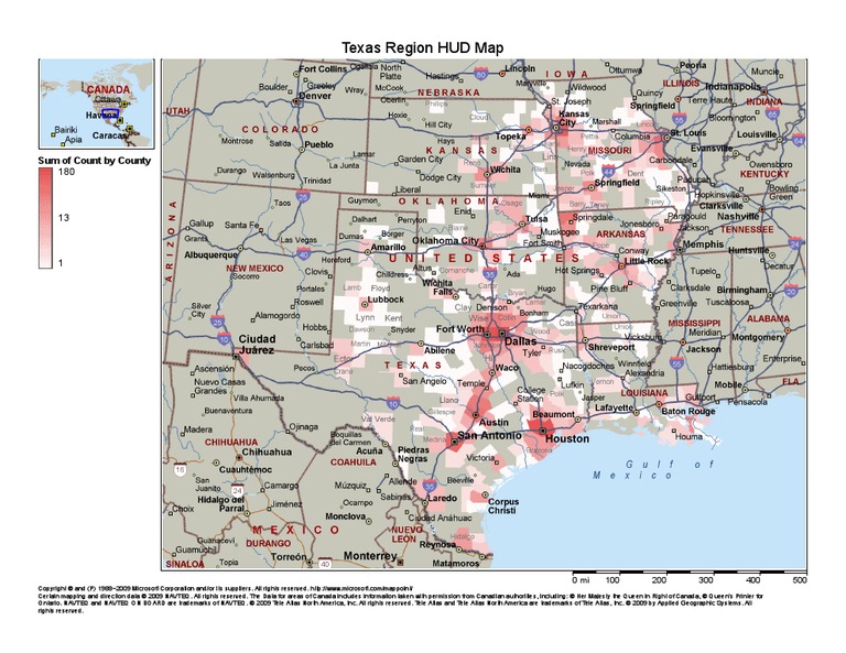 Texas Region HUD Map3 | PDF