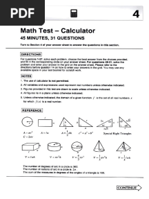 SAt Math March 2023 PDF