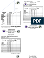 Grading Slip 2nd Quarter