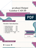 EVALUASI GAMBAR CAD 2D