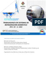 ESTANDAR TRABAJADOR EN SISTEMAS DE REFRIGERACIÓN DOMESTICA Final