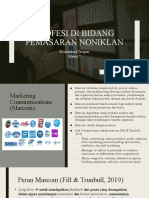 PROFESI DI BIDANG PEMASARAN NONIKLAN