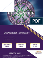 Who Wants To Be AMillionaire
