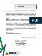 Aviso de Edital: Assinado de Forma Digital Por Diego Cavalcante MOTA:05188833611 Dados: 2023.02.17 08:25:10 - 03'00'